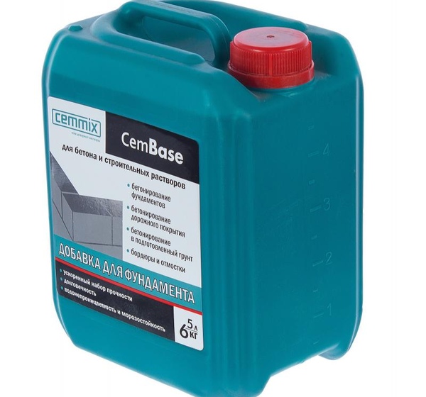 Добавка для фундамента Cemmix CemBase, 5 л